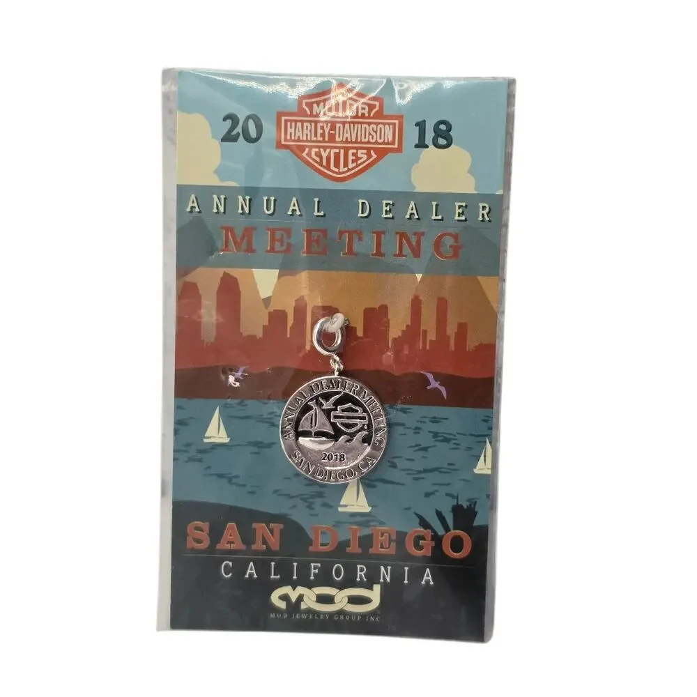 MOD Harley-Davidson Rare Dealer Exclusive San Diego 2018 Charm
